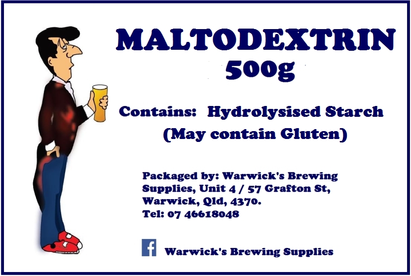 Home Brewing Supplies Maltodextrin 500g