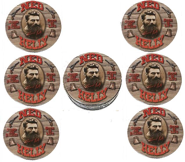 Ned Kelly Coaster Set